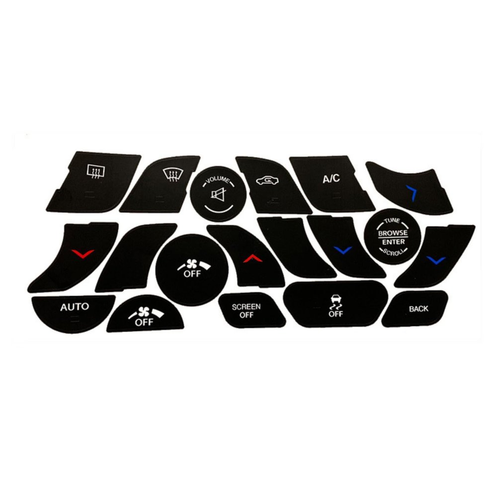 ZDDYUU Button Repair Stickers for Chrysler 200 2014–2017