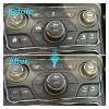 ZDDYUU Button Repair Stickers for Chrysler 200 2014–2017 view 3