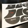 ZDDYUU Button Repair Stickers for Chrysler 200 2014–2017 view 4