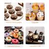 BaiLiSnacky Halloween Eye Candies, Colorful Fruit-Flavored Sugar Pearls, Pumpkin Black Series, 2 mm, 100 g view 2