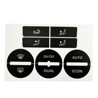 ZDDYUU Button Repair Stickers for VW Golf MK5 and Passat