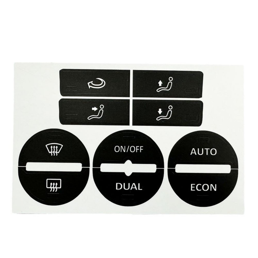 ZDDYUU Button Repair Stickers for VW Golf MK5 and Passat
