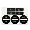 ZDDYUU Button Repair Stickers for VW Golf MK5 and Passat view 1