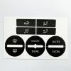 ZDDYUU Button Repair Stickers for VW Golf MK5 and Passat view 3