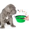 PETSATION Original Collapsible Dog Bowl for Travel, 350 ml, Green view 2