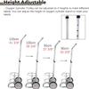 Portable Oxygen Tank Cart, 2-Wheel Trolley for Medical Gas Transport view 3