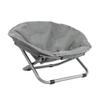 Portable Elevated Round Pet Bed and Folding Chair for Cats and Small Dogs view 1