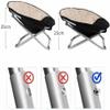 Portable Elevated Round Pet Bed and Folding Chair for Cats and Small Dogs view 3