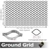 5/10/15 cm Thick Mud-Control Grid for Horse Paddocks, Heavy-Duty Gravel Ground-Stabilization Mat view 3