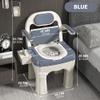 Toilet Chair for Adults with Armrests and Soft Back Cushion view 2