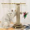Cat Scratching Ball Toy with Teaser Wand and 2 Sisal Balls view 2