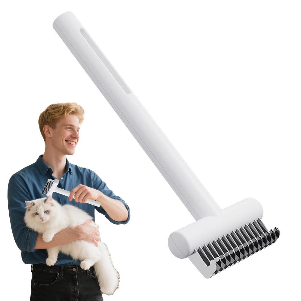 Dog Grooming Brush for Long Hair and Detangling
