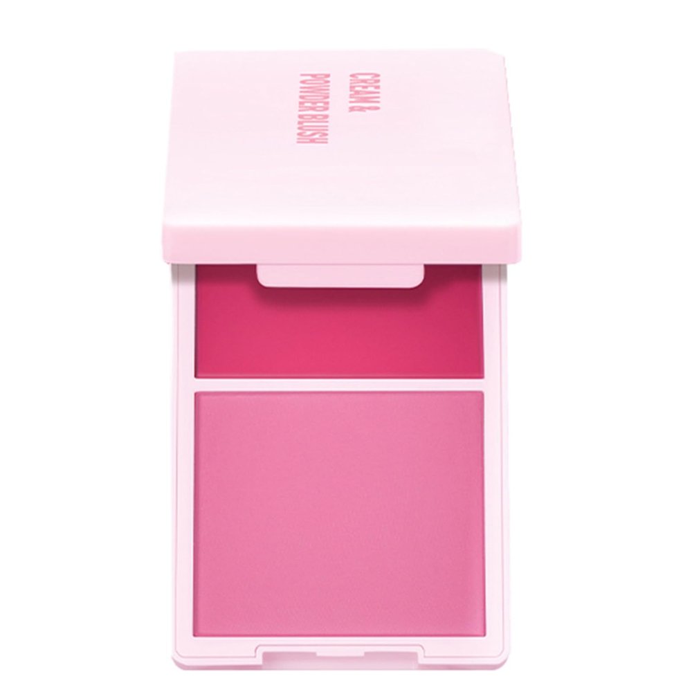 Multi-Use Blush Palette, 2-in-1 Cream and Powder Blush