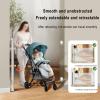 Retractable Baby and Pet Safety Gate with Lock, 83 cm High, 140/180/300 cm Wide, White, 86 × 180 cm view 4