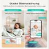 Dr.Care 4-Inch Wi-Fi Baby Monitor with 2 Cameras, 1080p, App & Motion Alerts view 4