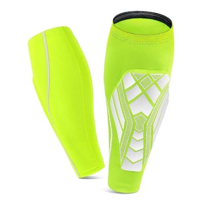 SLEDEZ Sports Calf Sleeves, Thickened Impact Protection, Red, XL