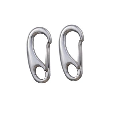 Dog Tag Clip, 50 mm, Stainless Steel, 2-Pack
