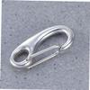 Dog Tag Clip, 50 mm, Stainless Steel, 2-Pack view 4