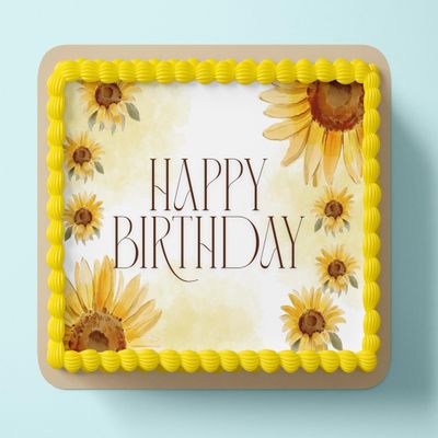 CGD Personalized Edible Fondant or Edible Paper Cake Topper MO7