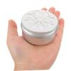 OUNONA 12-Piece Aluminum Tins with Screw-Top Lids, Round Metal Storage Containers view 4