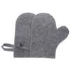 Toddmomy Felt Bath Gloves, Exfoliating Shower and Sauna Mitts view 1