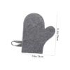 Toddmomy Felt Bath Gloves, Exfoliating Shower and Sauna Mitts view 2