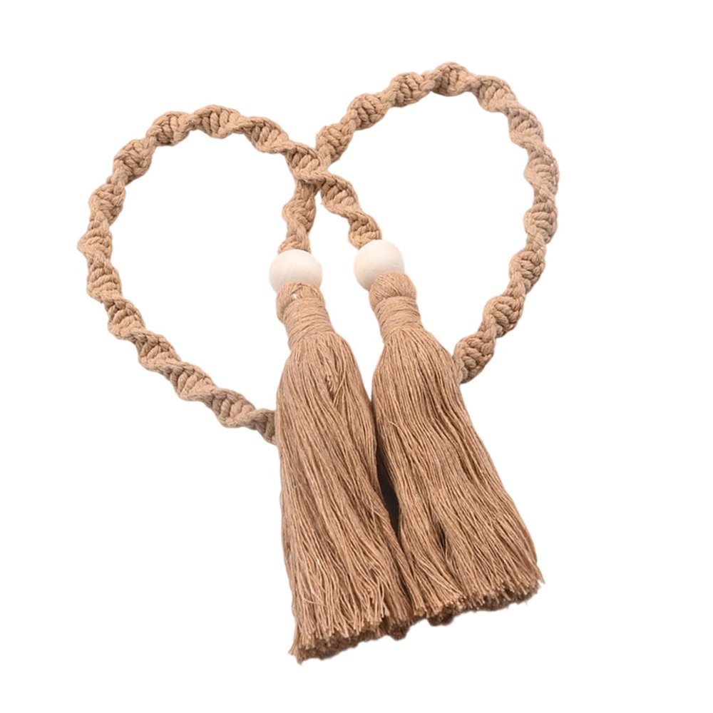 Storage Bag Handcrafted Braided Curtain Tiebacks