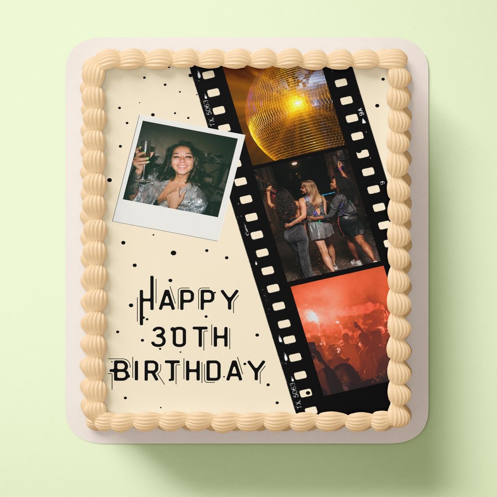 CGD Personalized Edible Cake Topper, A4 Fondant