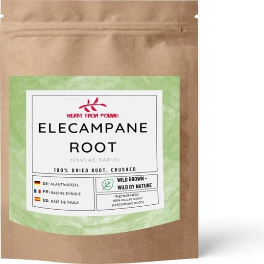 Herbs From Poland Dried Elecampane Root, Whole and Natural, No Artificial Additives, for Infusions and Seasoning (1000 g)