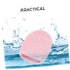 Ipetboom 6-Piece Silicone Makeup Brush Cleaning Pads, Egg-Shaped, for Travel and Daily Use view 2
