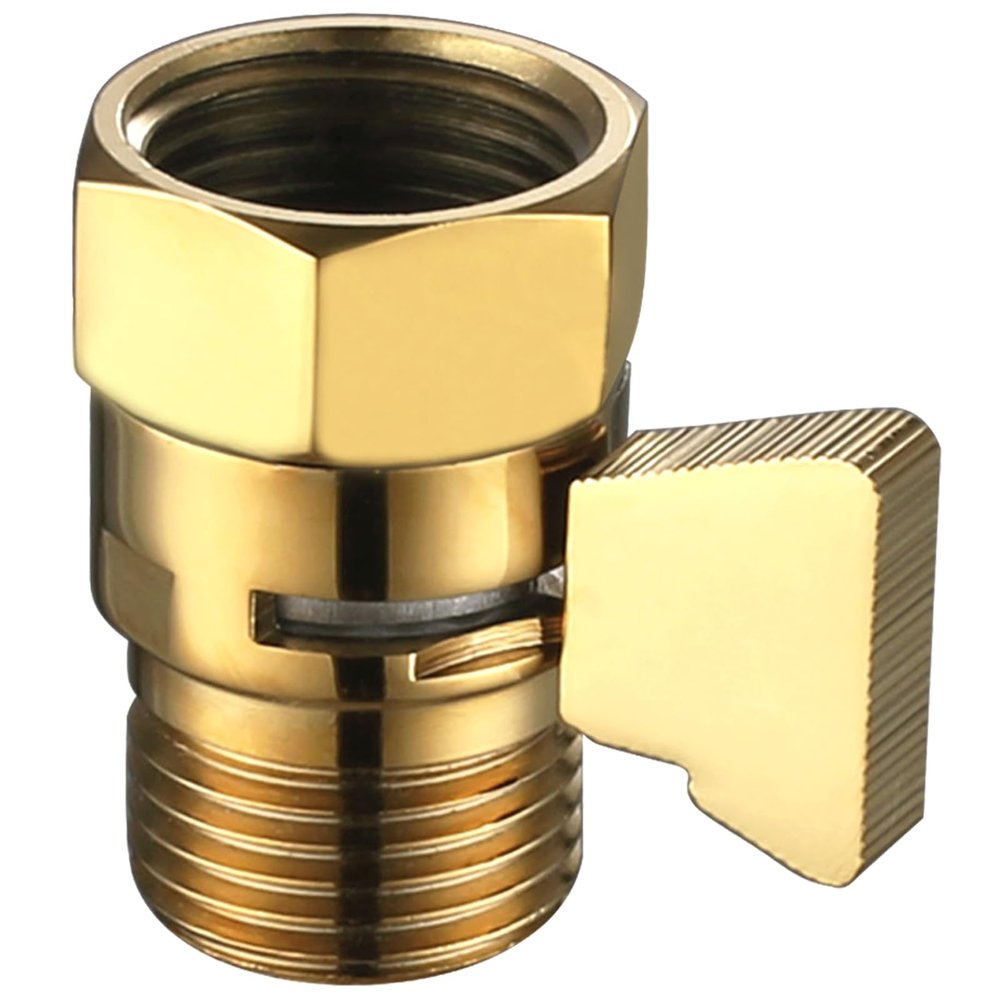 Aomasi Brass Shower Flow Control Shut-Off Valve