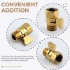 Aomasi Brass Shower Flow Control Shut-Off Valve view 3