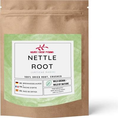 Herbs From Poland Dried Nettle Root, Whole Natural Herb Without Artificial Additives, Ideal for Infusions and Seasoning, 500 g
