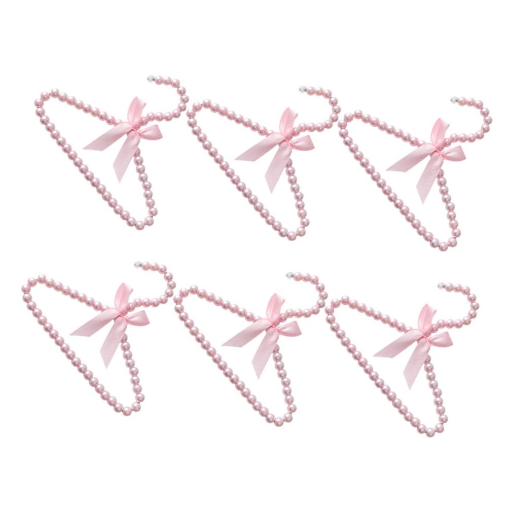 CAXUSD 6-Piece Small Plastic Hangers for Children's Clothing