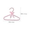 CAXUSD 6-Piece Small Plastic Hangers for Children's Clothing view 2