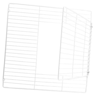 DIY Wire Pet Cage Door, White, for Cat Cages