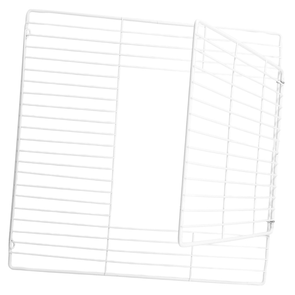 DIY Wire Pet Cage Door, White, for Cat Cages