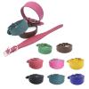 JTQYFI Soft Leather Adjustable Dog Collar for Lurchers and Sighthounds view 2