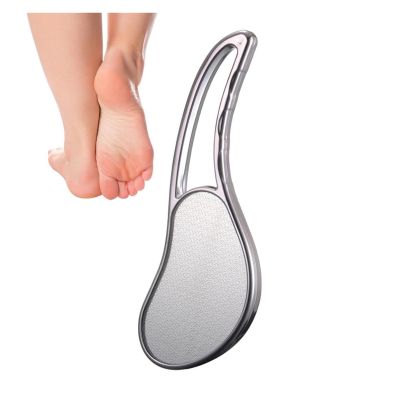 Glass Pedicure File and Callus Remover, Silver