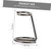 Gatuida Ferroalloy Razor Stand with Brush Holder view 2