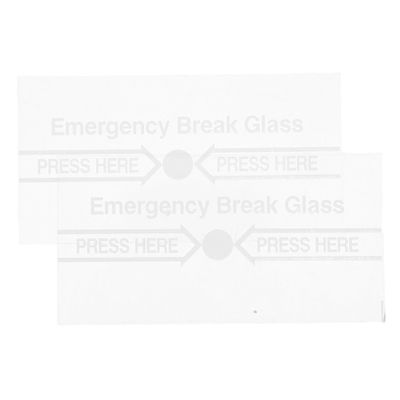 Mikinona Glass Break Protection Covers, 2 pcs, Manual Operation, for Fire Alarm Emergency Switches