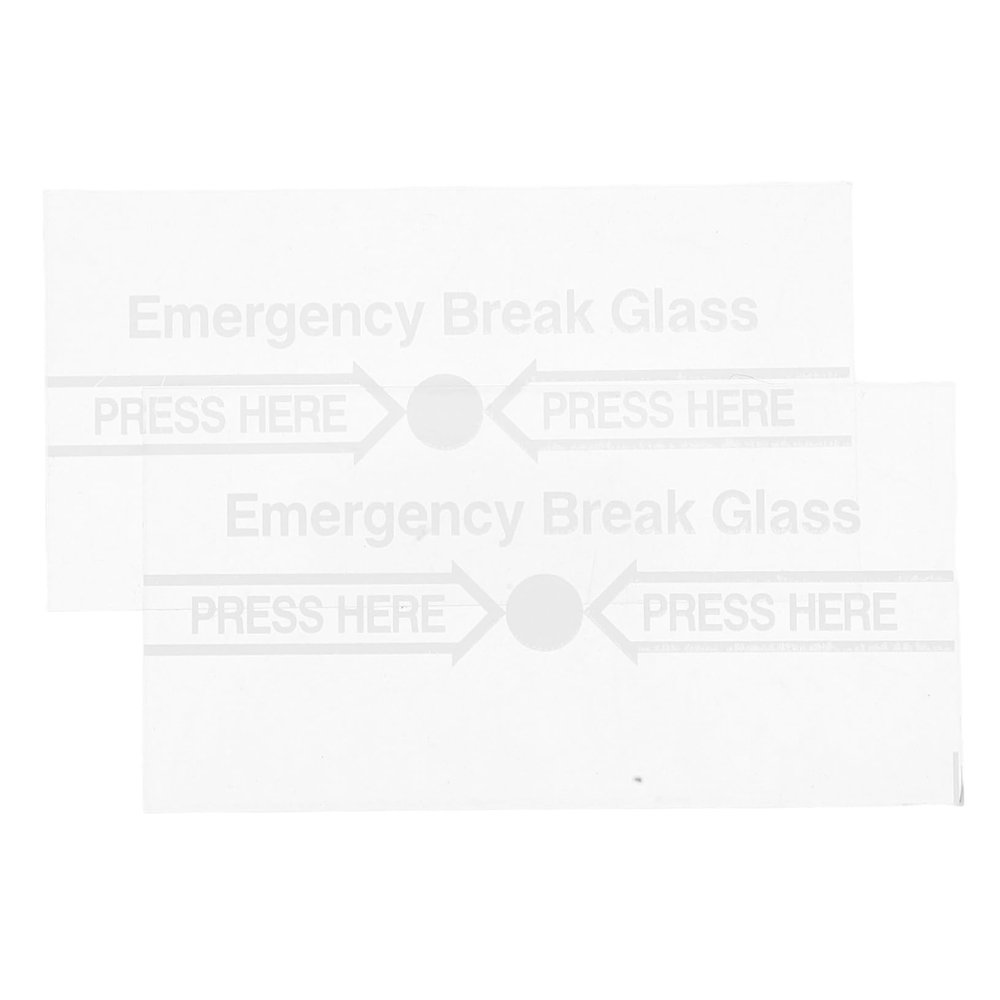 Mikinona Glass Break Protection Covers, 2 pcs, Manual Operation, for Fire Alarm Emergency Switches