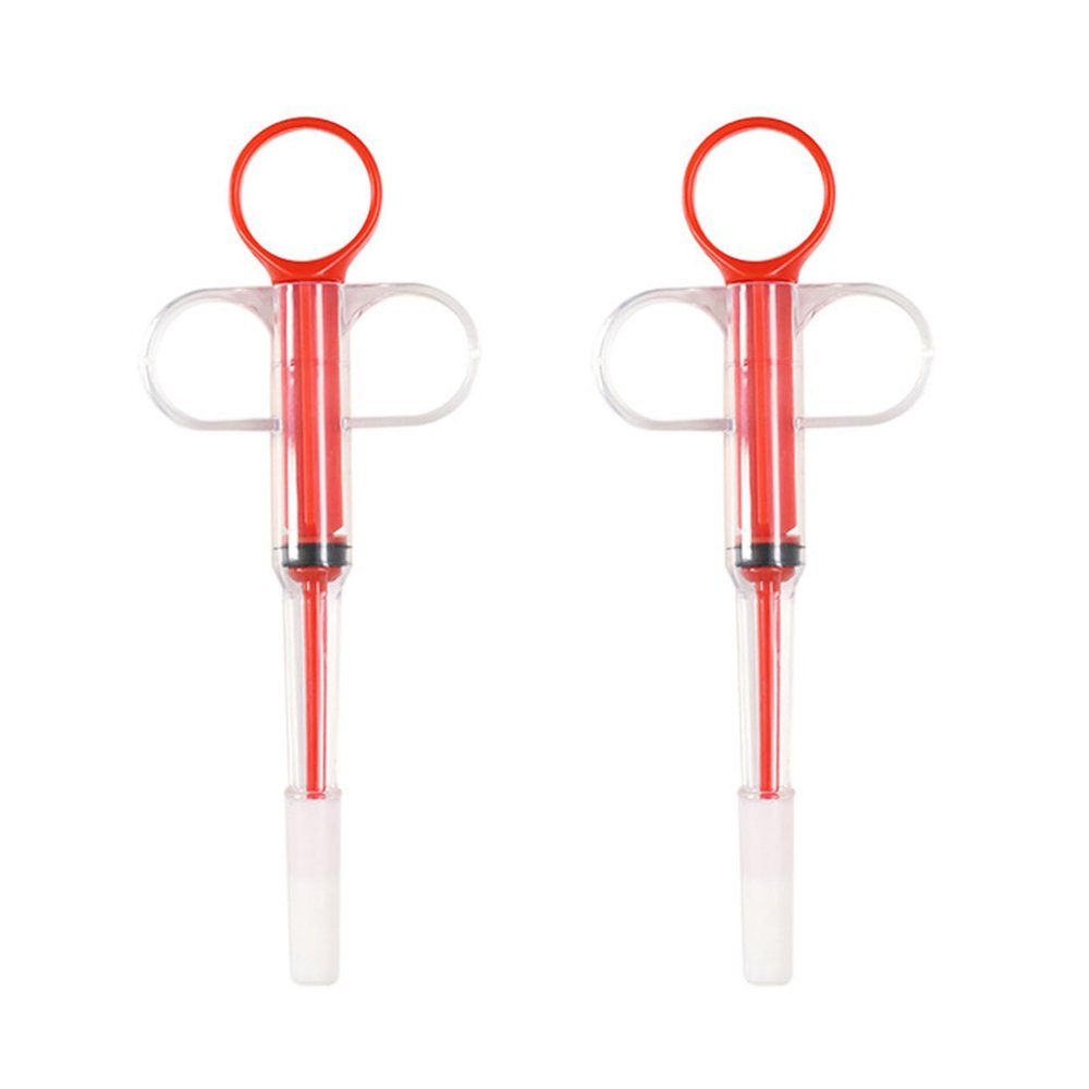 HUANGING Soft Silicone Medicine and Water Dispenser, 2 Pack