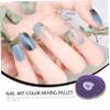 Homoyoyo Natural Agate Slice Mixing Palette for Nail Art view 2