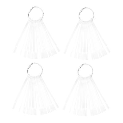 200-Piece ABS Artificial Nail Tip Display Boards for Practice