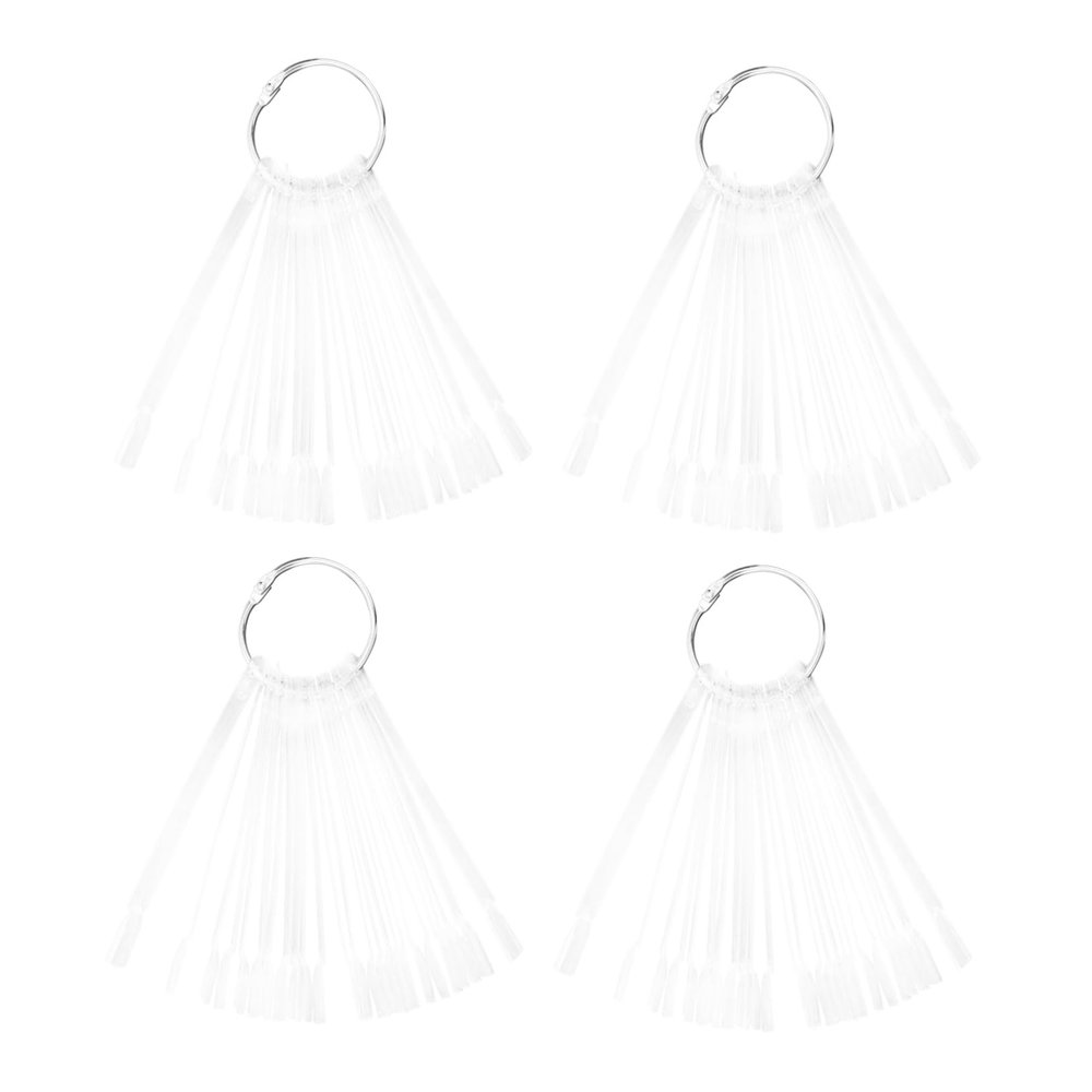 200-Piece ABS Artificial Nail Tip Display Boards for Practice