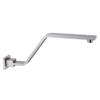 YCVAWEOD Brass Shower Arm Extension - Height-Adjustable, Chrome, Brushed Nickel, Oil-Rubbed Bronze - Wall-Mounted Showerhead Holder for Improved Shower Experiences LWX view 1