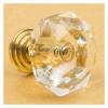 WAFOHSR 10-Pack Gold-Tone Acrylic Diamond Cabinet Knobs view 3