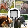 Supvox Horse Fly Mask with Fabric Nose Cover, Secure Fit and Full Visibility for Effective Fly Protection in the Stable and on Rides view 3