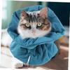 VICASKY Adjustable Soft Polyester Recovery Collar for Cats with Cartoon Design view 3